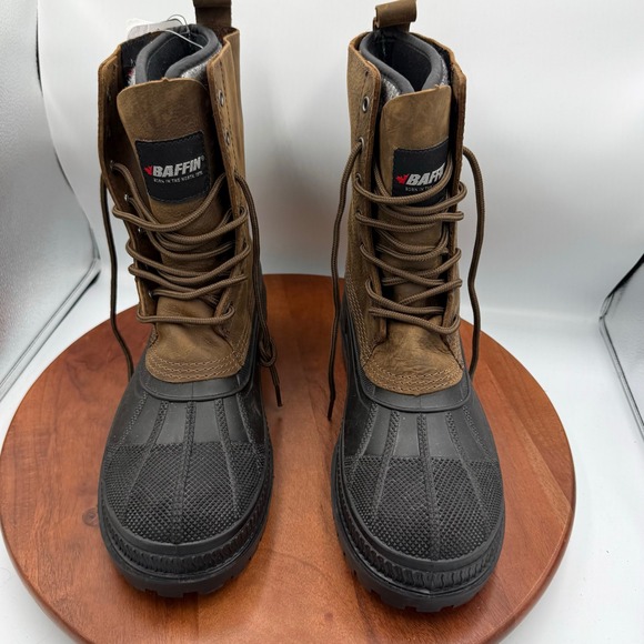 Baffin‎ Yukon Brown Leather Waterproof Arctic Winter Boots TERI-M001 Mens 9 main image 8